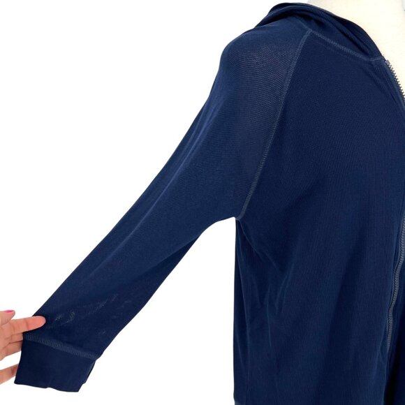 Lauren Ralph Lauren Active Zip-Up Hoodie Lightweight Navy Blue Size 1X - Picture 5 of 13